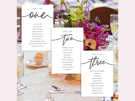 Table Plan - Framed - Bespoke